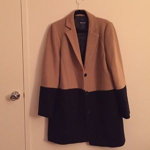MADEWELL camel/black coat 14